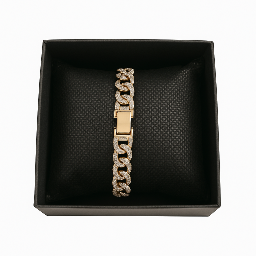 Gold Rhinestone Bracelet